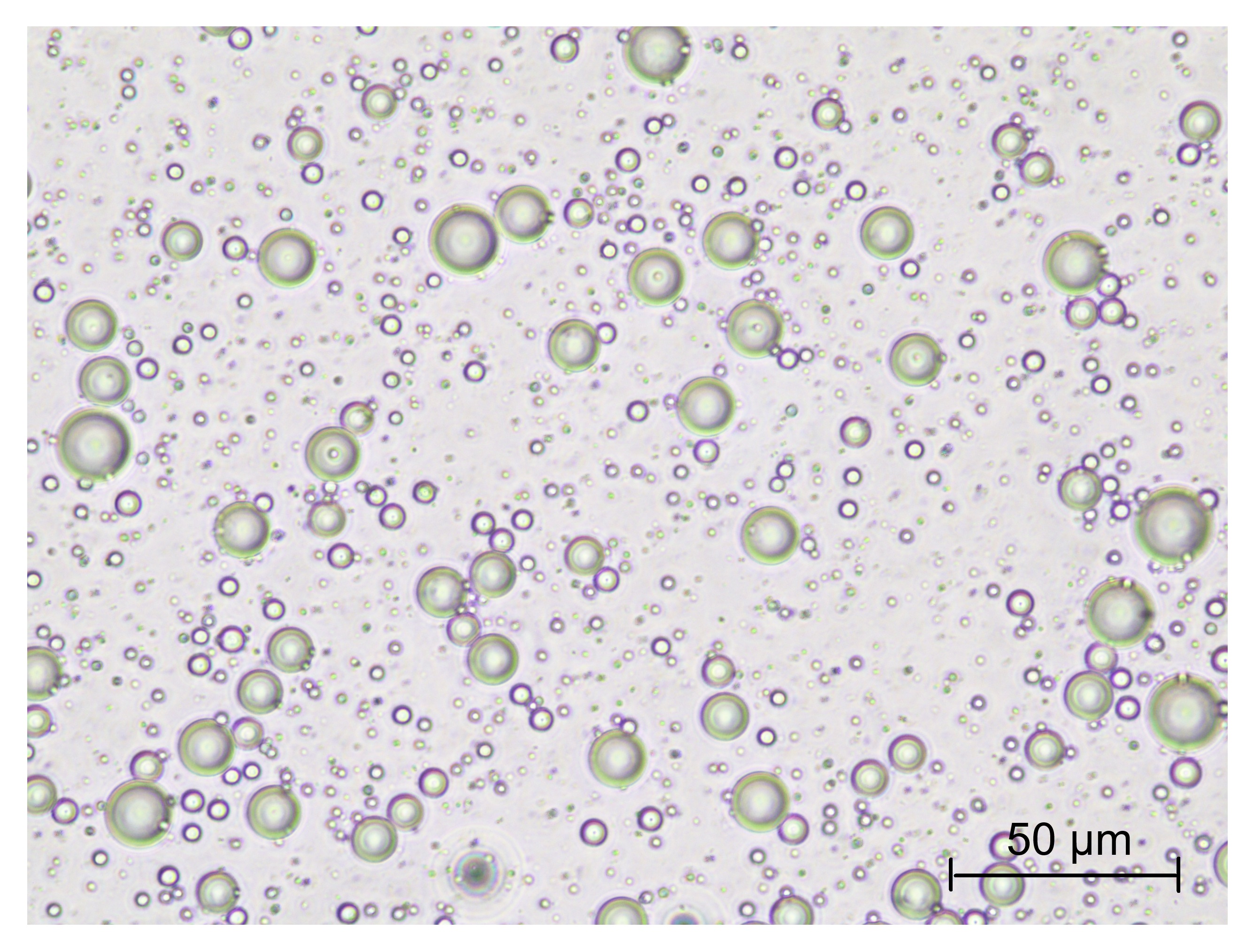 Microscope emulsion image by Tuna Baydin